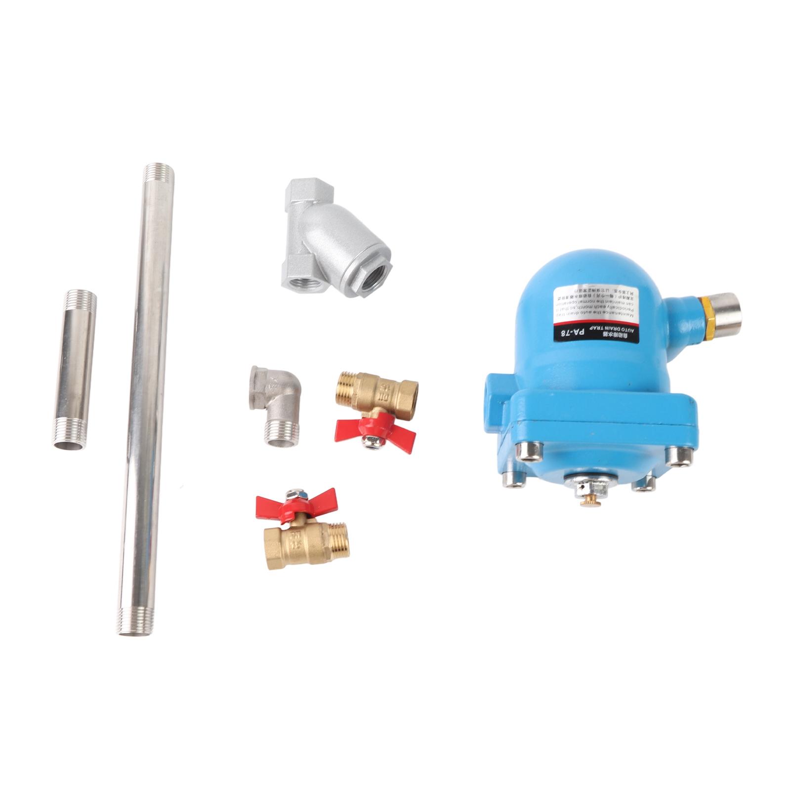 Pneumatic Automatic Drainer Low Loss Aluminum Alloy Case Rustproof Water Drainer for Air Compressor
Pneumatic Automatic Drainer Low Loss Aluminum Alloy Case Rustproof Water Drainer for Air Compressor