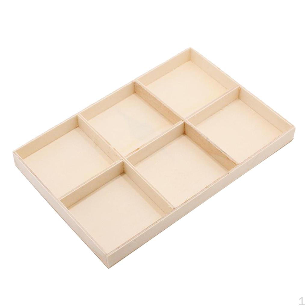 Wooden Drawer Organizer - Desk Organizer, Divided Storage Box, Display Tray, for Small Items,
Wooden Drawer Organizer - Desk Organizer, Divided Storage Box, Display Tray, for Small Items,