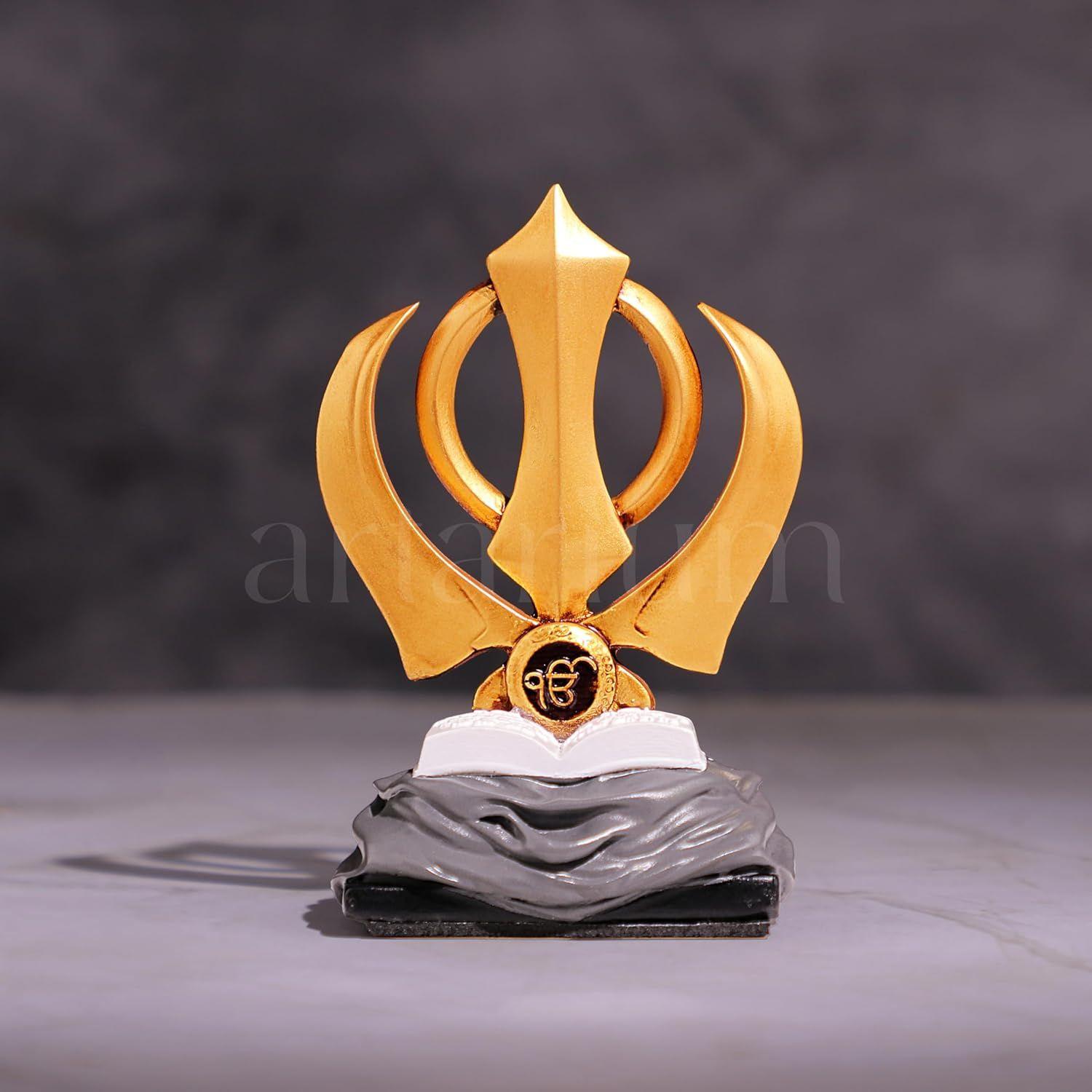 Khanda Sahib Idol Sikh Religious Symbol Khanda Statue for Car Dashboard Idol for Pooja Office Table Showpiece Gifts Items (Khanda Sahib Multicolor )
Khanda Sahib Idol Sikh Religious Symbol Khanda Statue for Car Dashboard Idol for Pooja Office Table Showpiece Gifts Items (Khanda Sahib Multicolor )