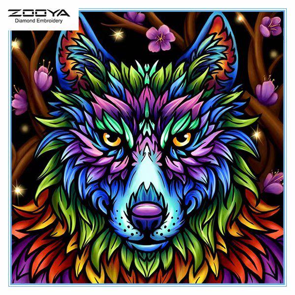 ZOOYA DIY 5D Полный дрель Алмазная картина Красочный волк Вышивка Крестом Мозаика Домашний декор Подарок
ZOOYA DIY 5D Полный дрель Алмазная картина Красочный волк Вышивка Крестом Мозаика Домашний декор Подарок