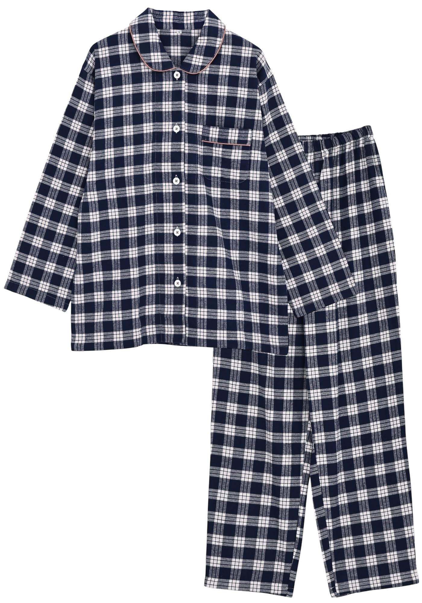 Kaituck Family Women s Flannel Shirt Pajamas, Long Sleeve, Check Pattern, Spring/Autumn (Size L, Navy)
Kaituck Family Women s Flannel Shirt Pajamas, Long Sleeve, Check Pattern, Spring/Autumn (Size L, Navy)