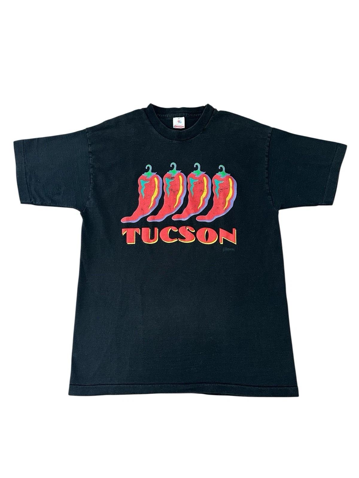 Vintage Tucson Arizona T Shirt Men’s Medium Black 90’s Chili Pepper USA Tourist 3XL
Vintage Tucson Arizona T Shirt Men’s Medium Black 90’s Chili Pepper USA Tourist 3XL