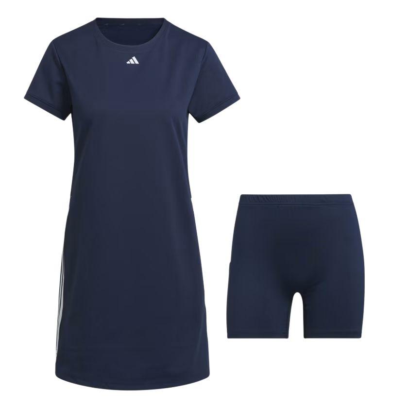Adidas Ultimate365 Twistknit Golf Detachable Underwear Round Neck Solid Short Sleeve Dress Women dresses Navy-Blue IY5354 S
Adidas Ultimate365 Twistknit Golf Detachable Underwear Round Neck Solid Short Sleeve Dress Women dresses Navy-Blue IY5354 S
