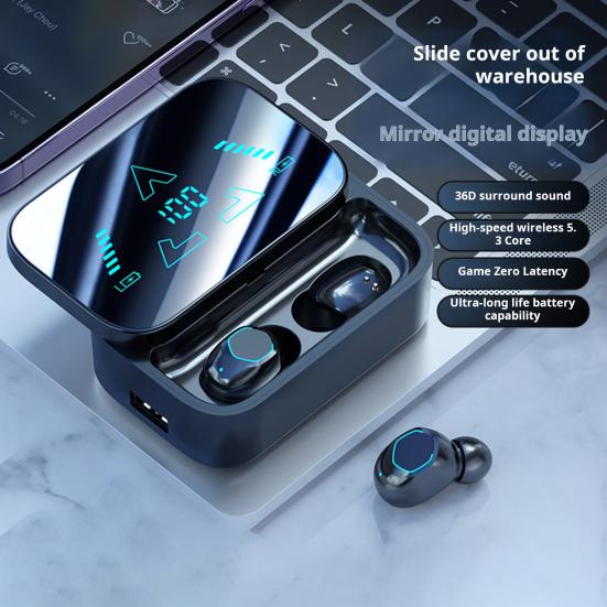 Wireless Earbuds Digital Display Charging Case Built-in Mic Stereo In-Ear Bluetooth-compatible 5.3 Headphones
Wireless Earbuds Digital Display Charging Case Built-in Mic Stereo In-Ear Bluetooth-compatible 5.3 Headphones