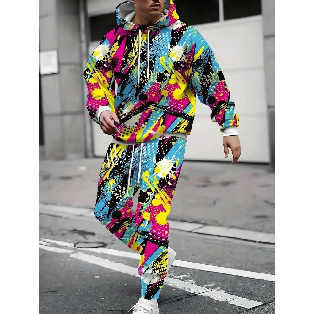 Spring Autumn Colorful Graffiti 3D Print Hoodies Pants Sets Men s Sweatshirts Sweatpants Outdoor 2 Piece Suits Tracksuit Man Clothing XXXL
Spring Autumn Colorful Graffiti 3D Print Hoodies Pants Sets Men s Sweatshirts Sweatpants Outdoor 2 Piece Suits Tracksuit Man Clothing XXXL