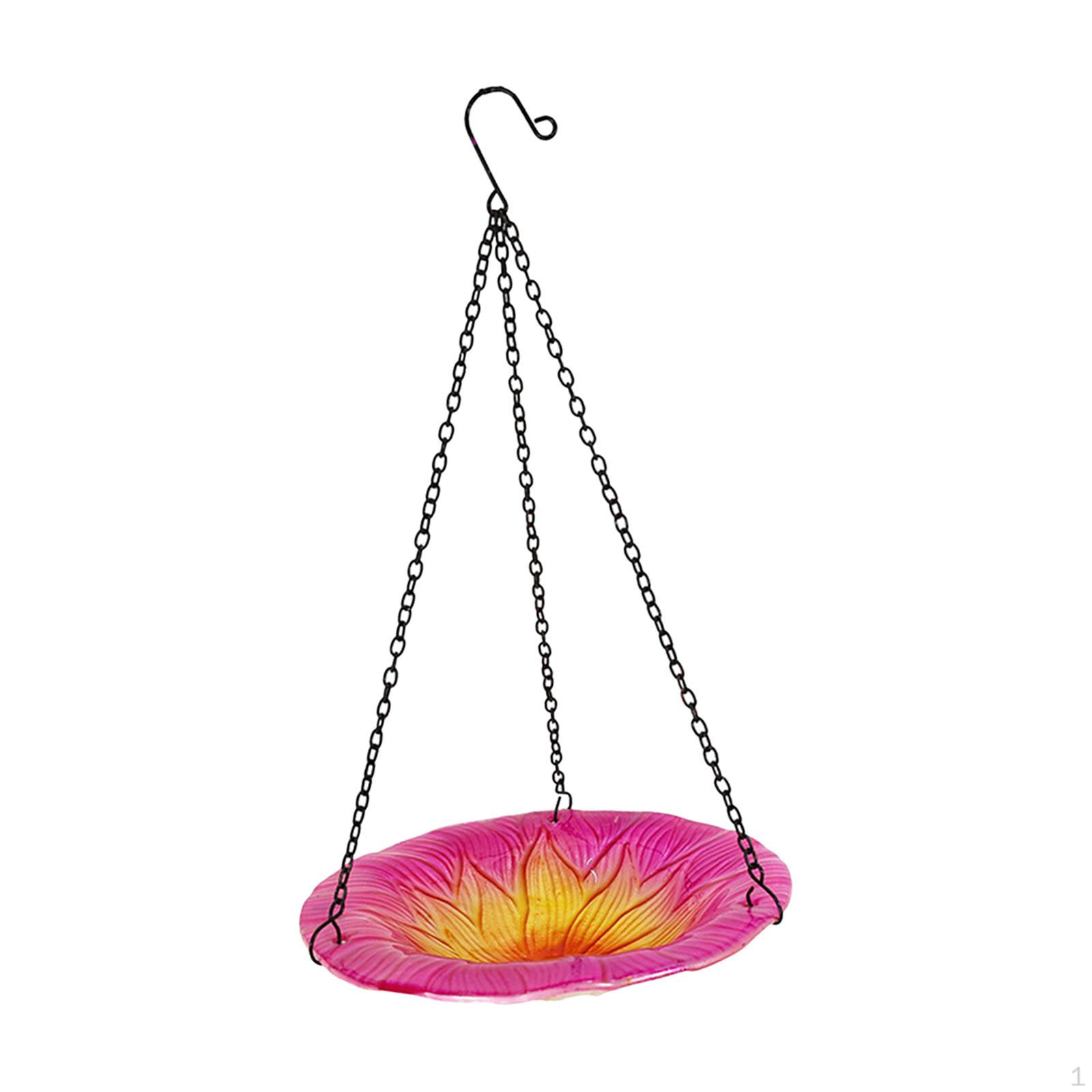 Bird Bath with Hook Bathing Feeding Drinking Tray Hanging Feeder for Backyard 8inch
Bird Bath with Hook Bathing Feeding Drinking Tray Hanging Feeder for Backyard 8inch
