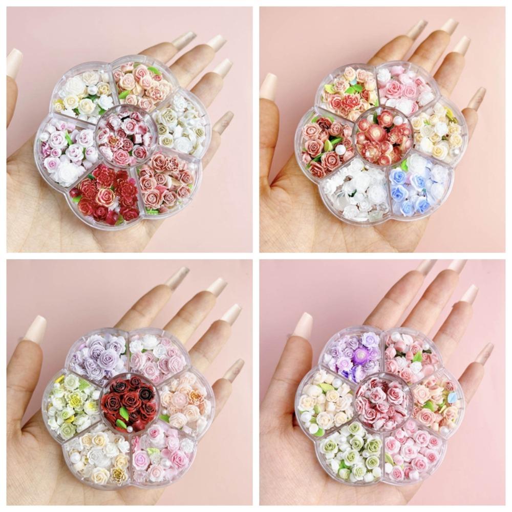 Pink Rose Flower Rose Nail Accessories Mixed Pearl Beads Rose Nail Rhinestones Manicurist StyleD
Pink Rose Flower Rose Nail Accessories Mixed Pearl Beads Rose Nail Rhinestones Manicurist StyleD
