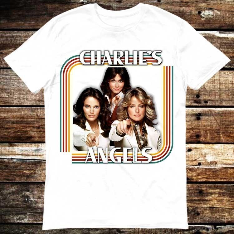 Charlies Angels Retro 70s TV Farrah Fawcett Hawaii Five-O Magnum Unisex T-Shirt S
Charlies Angels Retro 70s TV Farrah Fawcett Hawaii Five-O Magnum Unisex T-Shirt S
