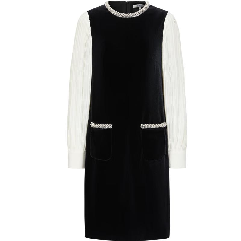 Jiuzi AnnaCo 2024 Autumn French Style Velvet & Pearl Dress L
Jiuzi AnnaCo 2024 Autumn French Style Velvet & Pearl Dress L