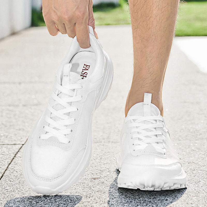 Men s shoes 2025 new summer youth breathable fly-woven mesh shoes black lightweight thick-soled lace-up sports trendy shoes 38
Men s shoes 2025 new summer youth breathable fly-woven mesh shoes black lightweight thick-soled lace-up sports trendy shoes 38