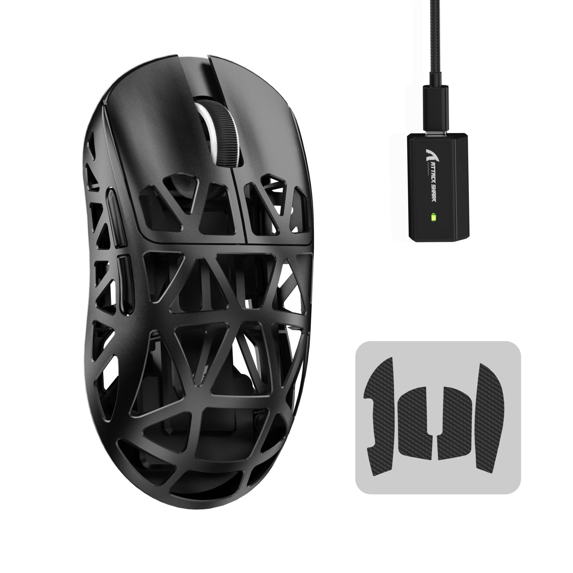 SHARK R2 Magnesium Alloy Mouse Gaming Mouse 8k Mouse PixArt PAW3950 Optical Sensor 47g Надлегкий 3-режимний підключення Дротове двоканальне 42000 DPI 50G чорний
SHARK R2 Magnesium Alloy Mouse Gaming Mouse 8k Mouse PixArt PAW3950 Optical Sensor 47g Надлегкий 3-режимний підключення Дротове двоканальне 42000 DPI 50G чорний