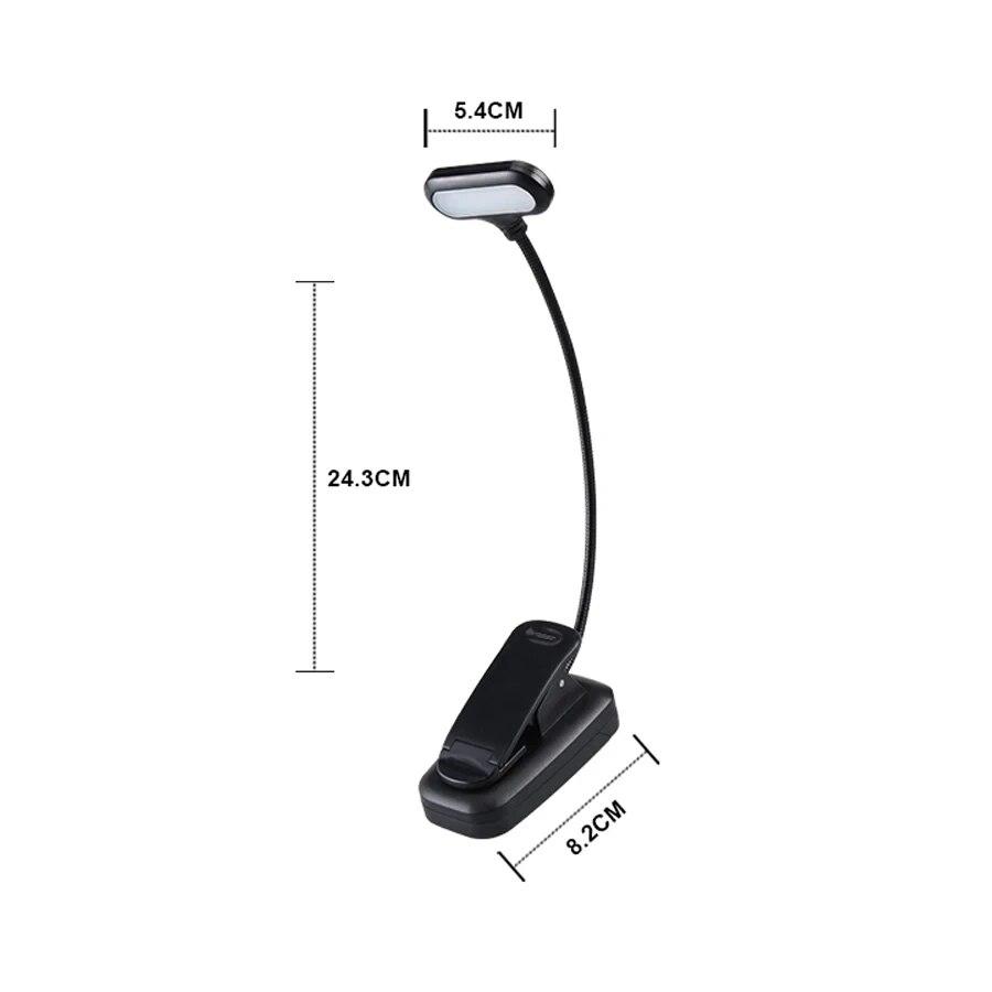 Adjustable LED Clip-On Book Lamp Table Battery Powered Flexible Study Learning Desk Lamp Portable Bedroom Reading Night Light
Adjustable LED Clip-On Book Lamp Table Battery Powered Flexible Study Learning Desk Lamp Portable Bedroom Reading Night Light