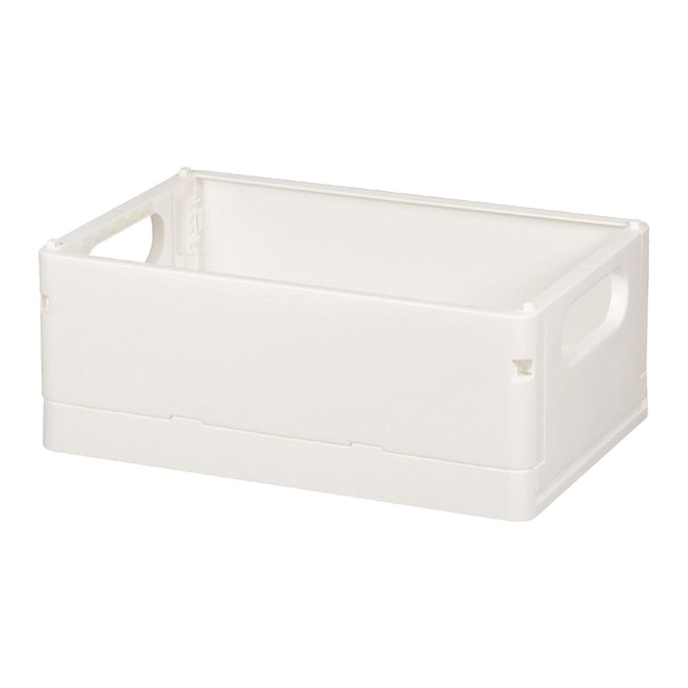 Multipurpose Foldable Storage Basket Stackable With Handles Plastic Storage Basket White Small Size Folding Storage Basket
Multipurpose Foldable Storage Basket Stackable With Handles Plastic Storage Basket White Small Size Folding Storage Basket