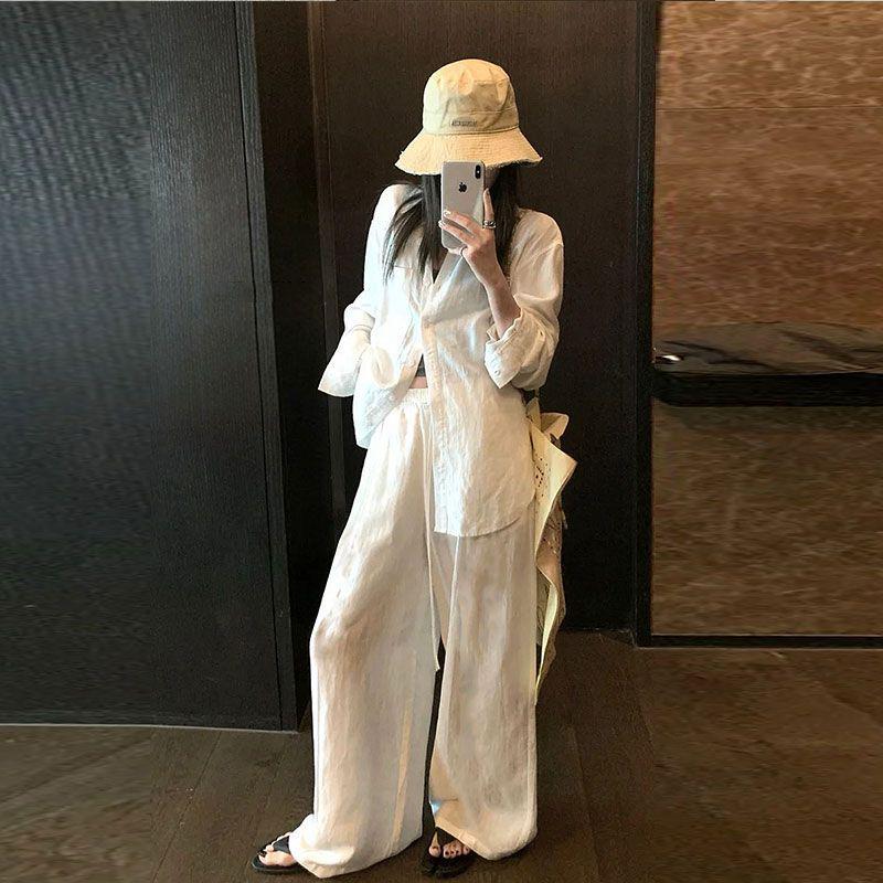 Women s White Sun Protection Long Sleeve Shirt Set - 2026 Spring/Summer Collection L
Women s White Sun Protection Long Sleeve Shirt Set - 2026 Spring/Summer Collection L