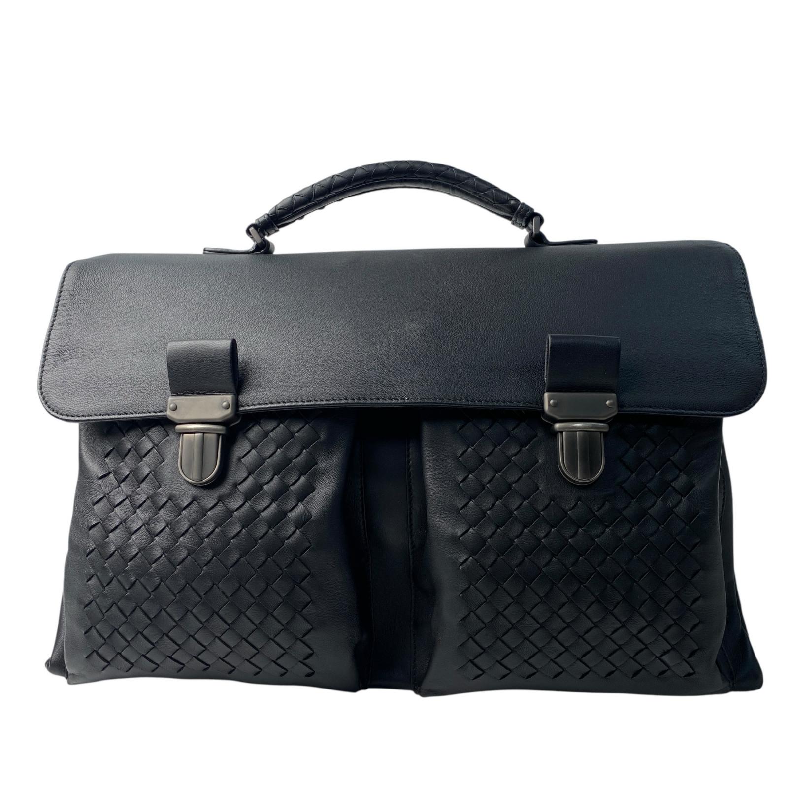 Used BOTTEGAVENETABusiness bag black leather mens
Used BOTTEGAVENETABusiness bag black leather mens