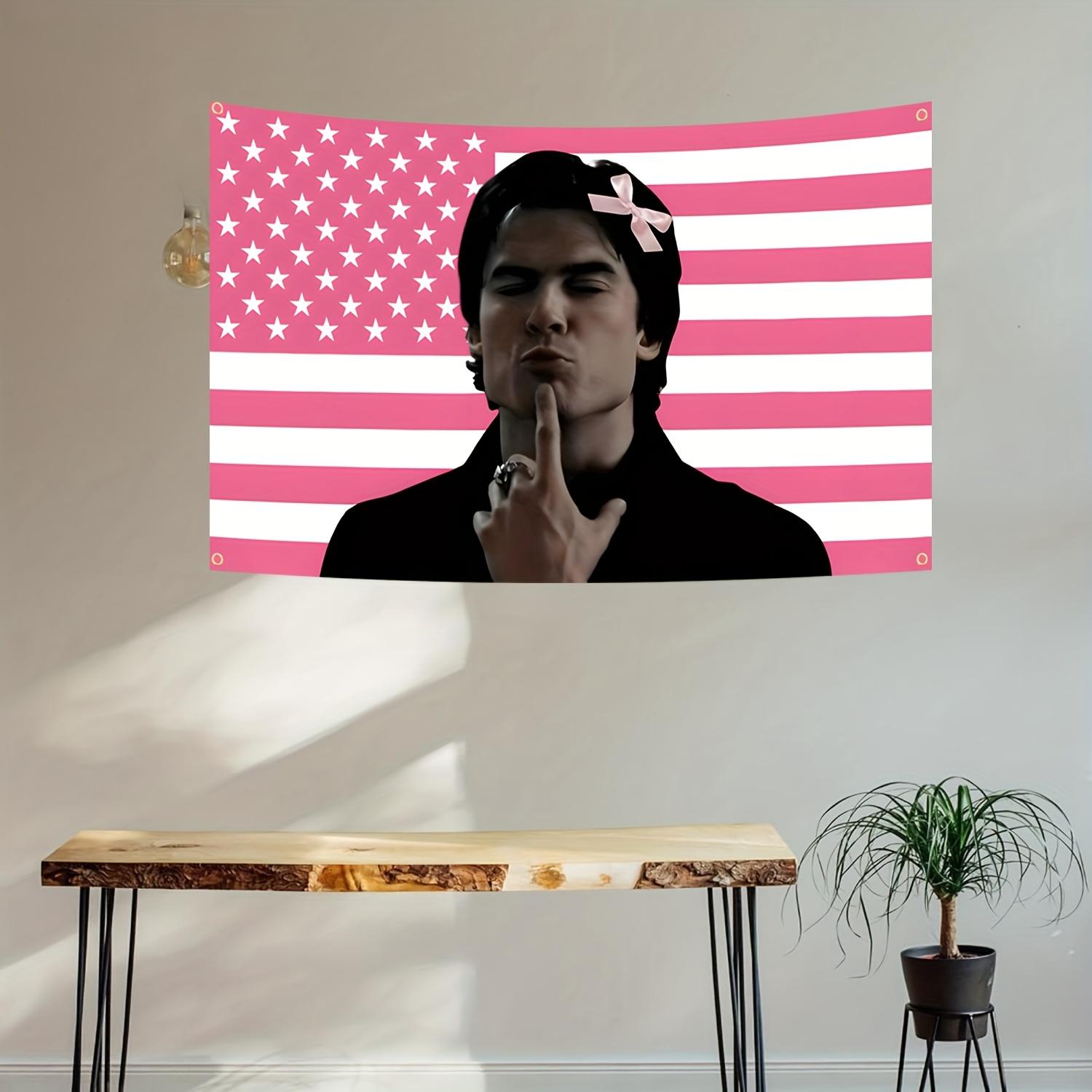 1pc DDamon SSalvatore Flag 4 Brass Grommets Wall Hanging Durable Patriotic Decor for Bedroom Living Room Dorm Wall Art 74x94cm(29x37in)
1pc DDamon SSalvatore Flag 4 Brass Grommets Wall Hanging Durable Patriotic Decor for Bedroom Living Room Dorm Wall Art 74x94cm(29x37in)