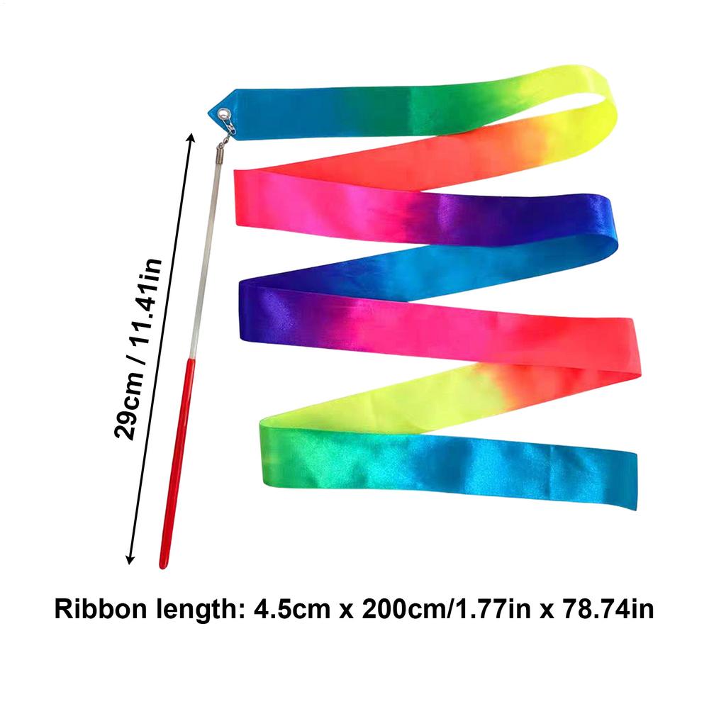 Gradient Color Dance Ribbons Gymnastics & Performance Streamers for Preschool, Stage, Parades & Birthday Parties
Gradient Color Dance Ribbons Gymnastics & Performance Streamers for Preschool, Stage, Parades & Birthday Parties