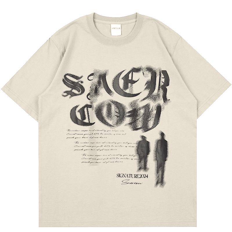 Harajuku Oversized Men Tshirt Streetwear Shadow Letter Graphic Print Punk Goth TShirt Hip Hop 2024 Loose Short Sleeve Shirt Top 4XL
Harajuku Oversized Men Tshirt Streetwear Shadow Letter Graphic Print Punk Goth TShirt Hip Hop 2024 Loose Short Sleeve Shirt Top 4XL