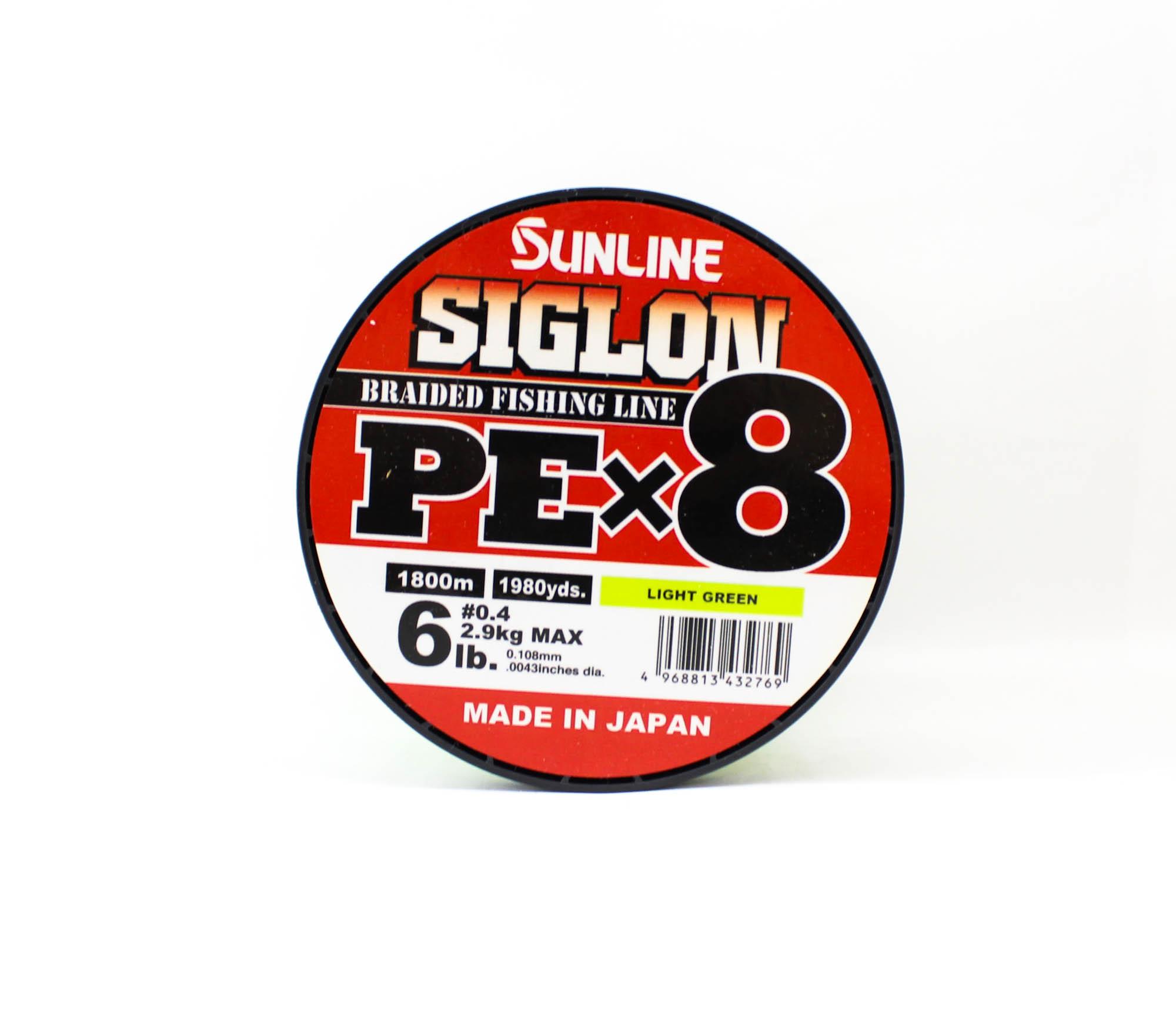 Sunline P.E Line X8 Siglon 1800M P.E 0.4 6LB Lime Green (2769) зеленый лайм
Sunline P.E Line X8 Siglon 1800M P.E 0.4 6LB Lime Green (2769) зеленый лайм
