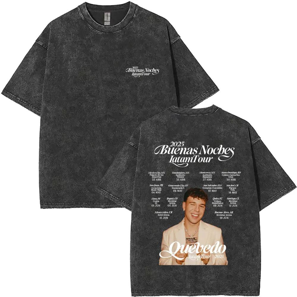 Oversized Acid-Wash Vintage Short-Sleeve T-Shirt Featuring Quevedo Buenas Noches Rapper Collage Graphic Print L
Oversized Acid-Wash Vintage Short-Sleeve T-Shirt Featuring Quevedo Buenas Noches Rapper Collage Graphic Print L