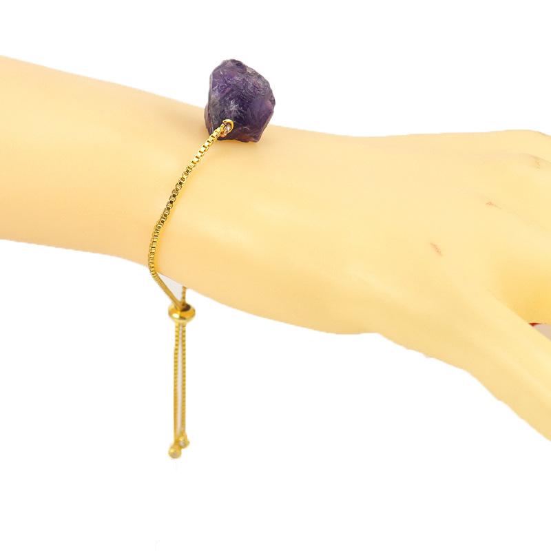 Push-Pull Bracelet Pull-Pull Bracelet Adjustable Bracelet Color-Retaining Rough Stone Crystal Bracelet B40 аметист
Push-Pull Bracelet Pull-Pull Bracelet Adjustable Bracelet Color-Retaining Rough Stone Crystal Bracelet B40 аметист