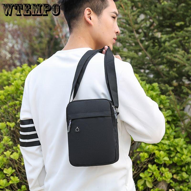 Сумка на плечо Мужская многослойная повседневная сумка All-match Messenger Сумка Простая легкая сумка 
Сумка на плечо Мужская многослойная повседневная сумка All-match Messenger Сумка Простая легкая сумка