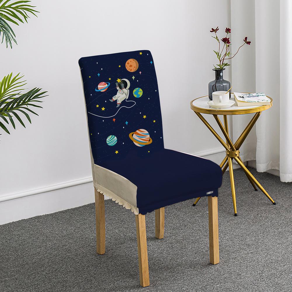 Cartoon Style Astronaut Seating Set Dining Table Seating Cover Home Use Seat Cover Chair Cushion Elastic All-inclusive Hotel One-piece Cover 45*38*38 cm
Cartoon Style Astronaut Seating Set Dining Table Seating Cover Home Use Seat Cover Chair Cushion Elastic All-inclusive Hotel One-piece Cover 45*38*38 cm