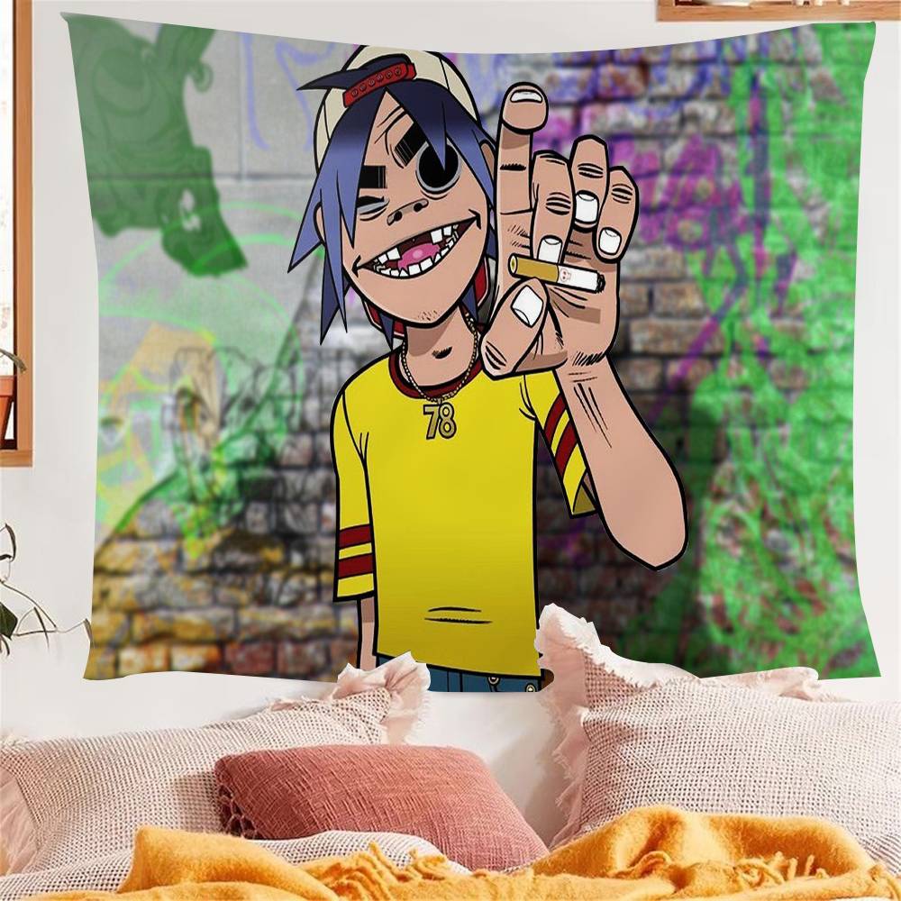 Virtual Rock Band Gorillaz Music Anime Tapestry Hanging Tarot Hippie Wall Rugs Dorm Home Decor 74x94cm(29x37in)
Virtual Rock Band Gorillaz Music Anime Tapestry Hanging Tarot Hippie Wall Rugs Dorm Home Decor 74x94cm(29x37in)