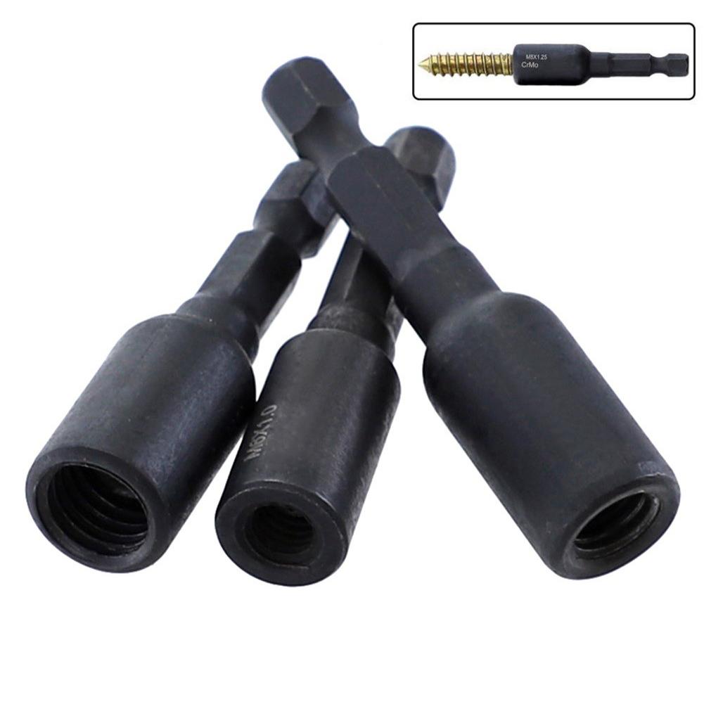 Electric Drill Adapter Cr-Mo Socket Adapter Work With Electric Drill Internal Thread Not Easy To Wear Pre-drill Screws
Electric Drill Adapter Cr-Mo Socket Adapter Work With Electric Drill Internal Thread Not Easy To Wear Pre-drill Screws