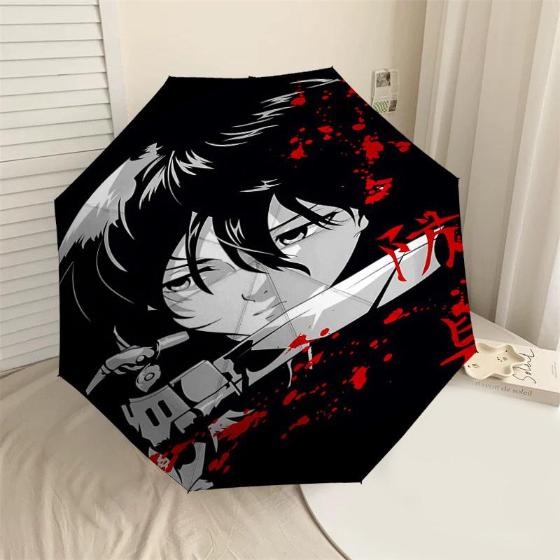 1PC sword blood Automatic Open/Close Umbrella with Windproof, 8-Rib Sturdy Canopy, Durable Ribs, Fashionable Design,1261A
1PC sword blood Automatic Open/Close Umbrella with Windproof, 8-Rib Sturdy Canopy, Durable Ribs, Fashionable Design,1261A