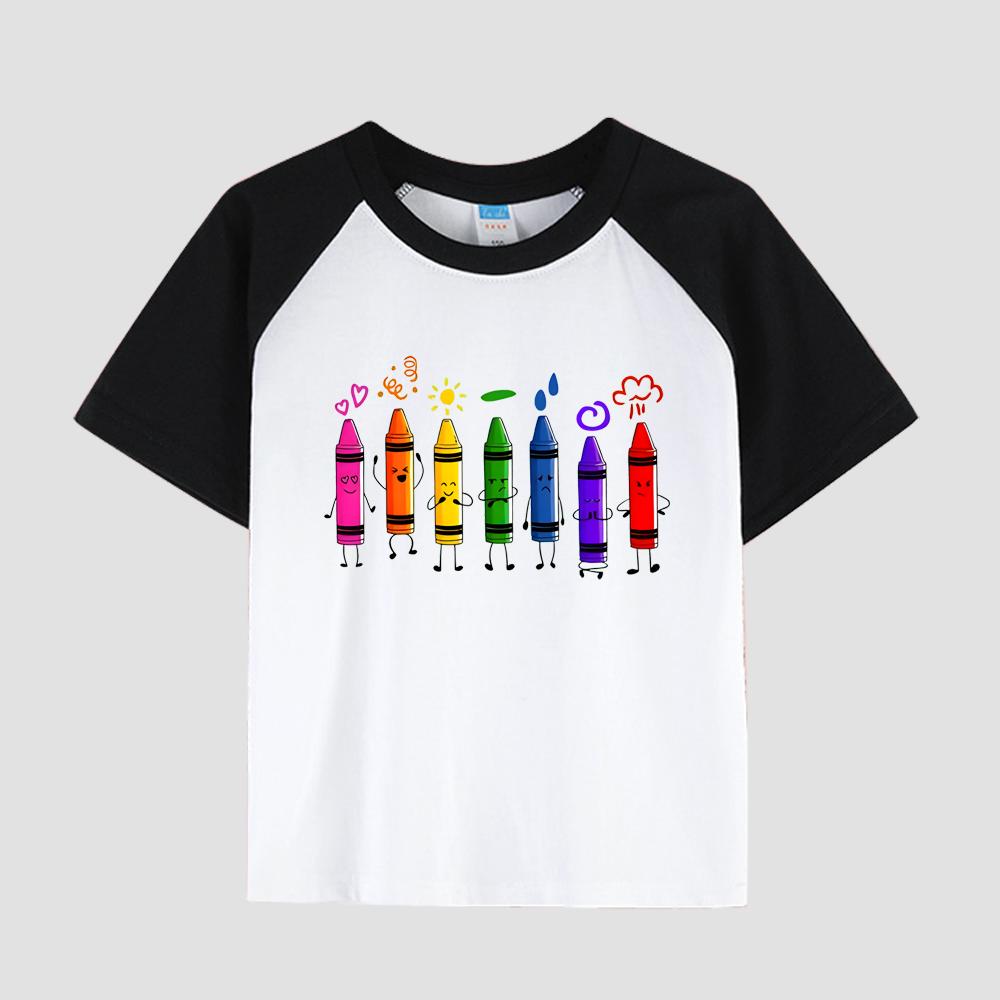 Детская футболка с цветочным принтом, коротким рукавом, круглым вырезом, хлопковая ткань, повседневный стильный топ для девочек на лето 150cm
Детская футболка с цветочным принтом, коротким рукавом, круглым вырезом, хлопковая ткань, повседневный стильный топ для девочек на лето 150cm