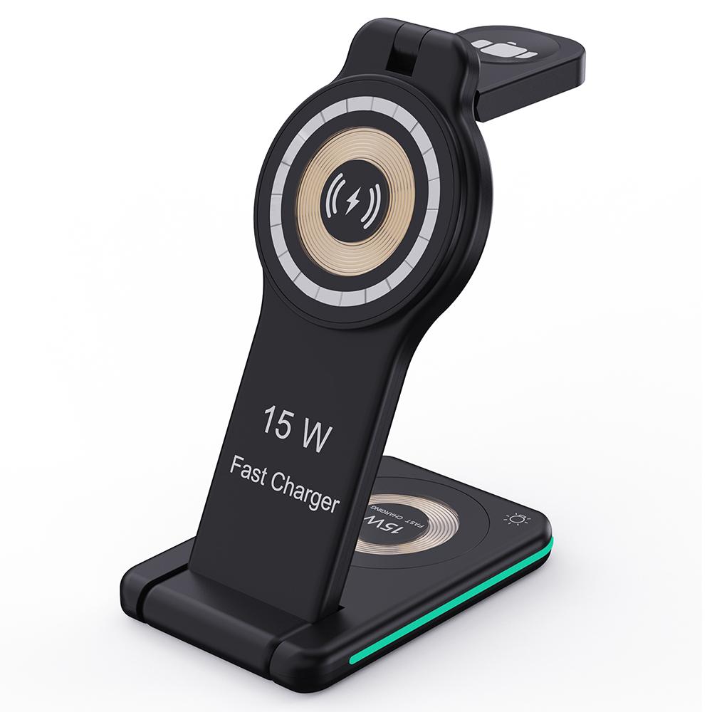 H60 Foldable Night Light Magnetic Wireless Charger for iPhone 12-15 Series/iWatch/AirPods Charging Stand
H60 Foldable Night Light Magnetic Wireless Charger for iPhone 12-15 Series/iWatch/AirPods Charging Stand