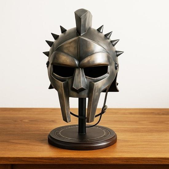 Реплика шлема гладиатора Греческая Римская броня воина для косплея, LARP и демонстрации Стальной средневековый шлем Викинг Подарок на Хэллоуин
Реплика шлема гладиатора Греческая Римская броня воина для косплея, LARP и демонстрации Стальной средневековый шлем Викинг Подарок на Хэллоуин