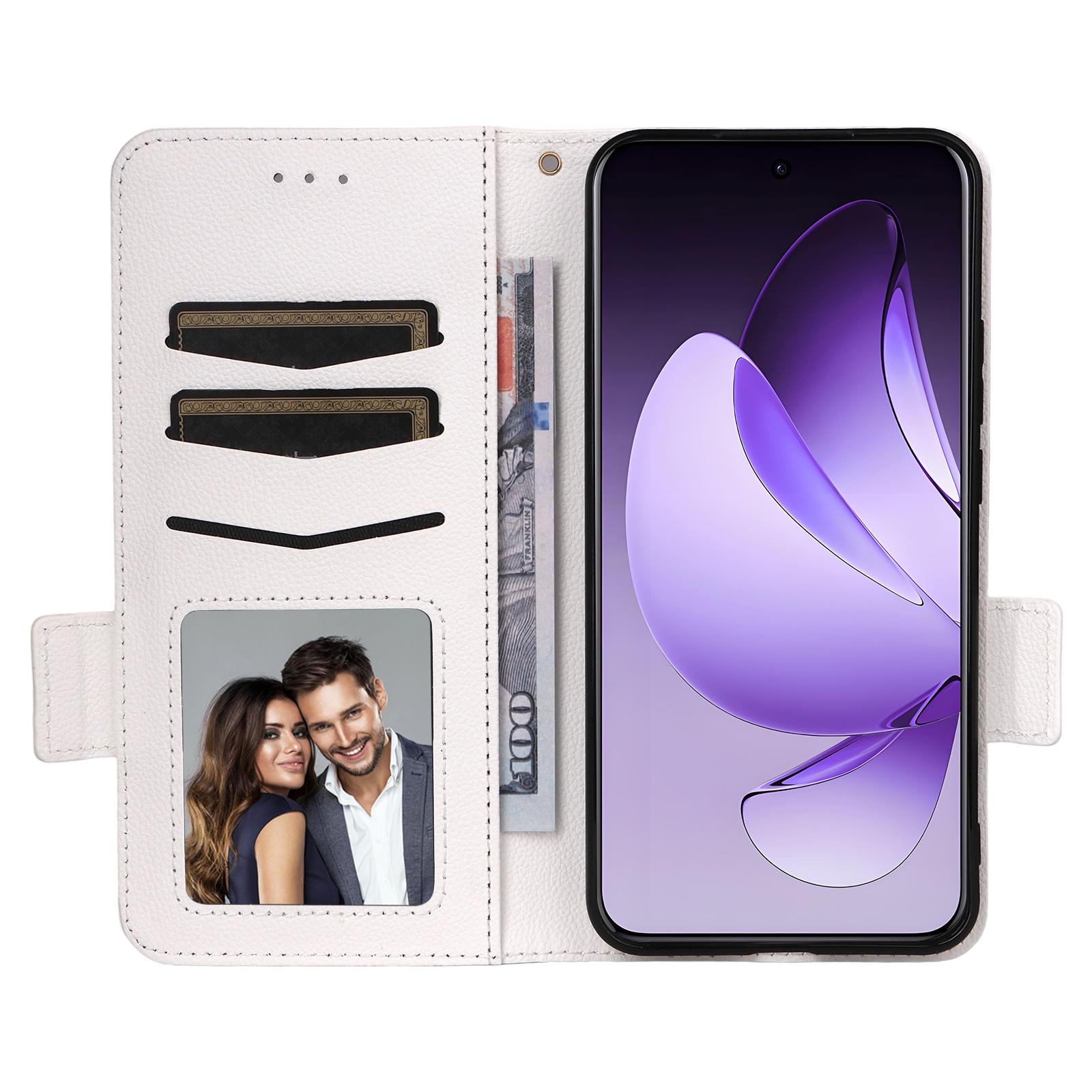 For Oppo Reno13 Pro 5G Case with Wrist Strap Litchi Texture PU Leather Wallet Phone Cover White
For Oppo Reno13 Pro 5G Case with Wrist Strap Litchi Texture PU Leather Wallet Phone Cover White