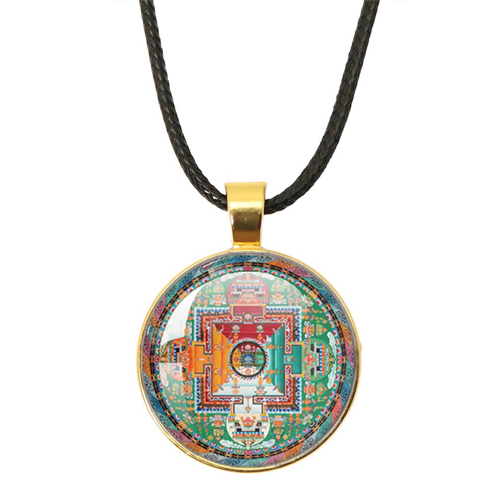 Indian Lucky Flower Jewelry Religious Mandalas Vintage Zen Charms Rope Chain Glass Pendant Necklaces OM Yoga Gift Jewelry
Indian Lucky Flower Jewelry Religious Mandalas Vintage Zen Charms Rope Chain Glass Pendant Necklaces OM Yoga Gift Jewelry