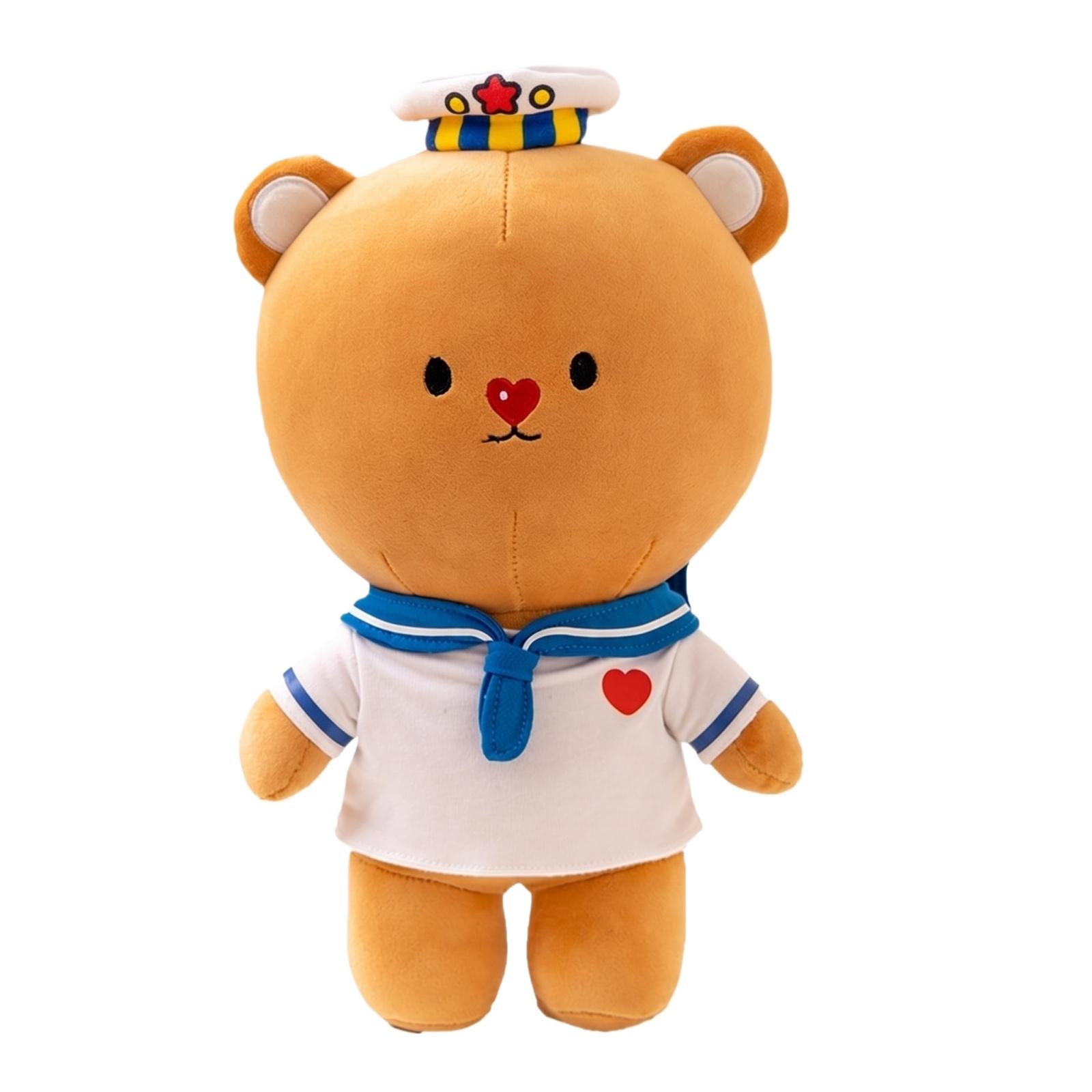 Plush Stuffed Bear Toy Wearing Sailor Outfit Soft Fabric Stuffed Animal Doll for Kids and Collectors Suitable for All Ages One Size
Plush Stuffed Bear Toy Wearing Sailor Outfit Soft Fabric Stuffed Animal Doll for Kids and Collectors Suitable for All Ages One Size