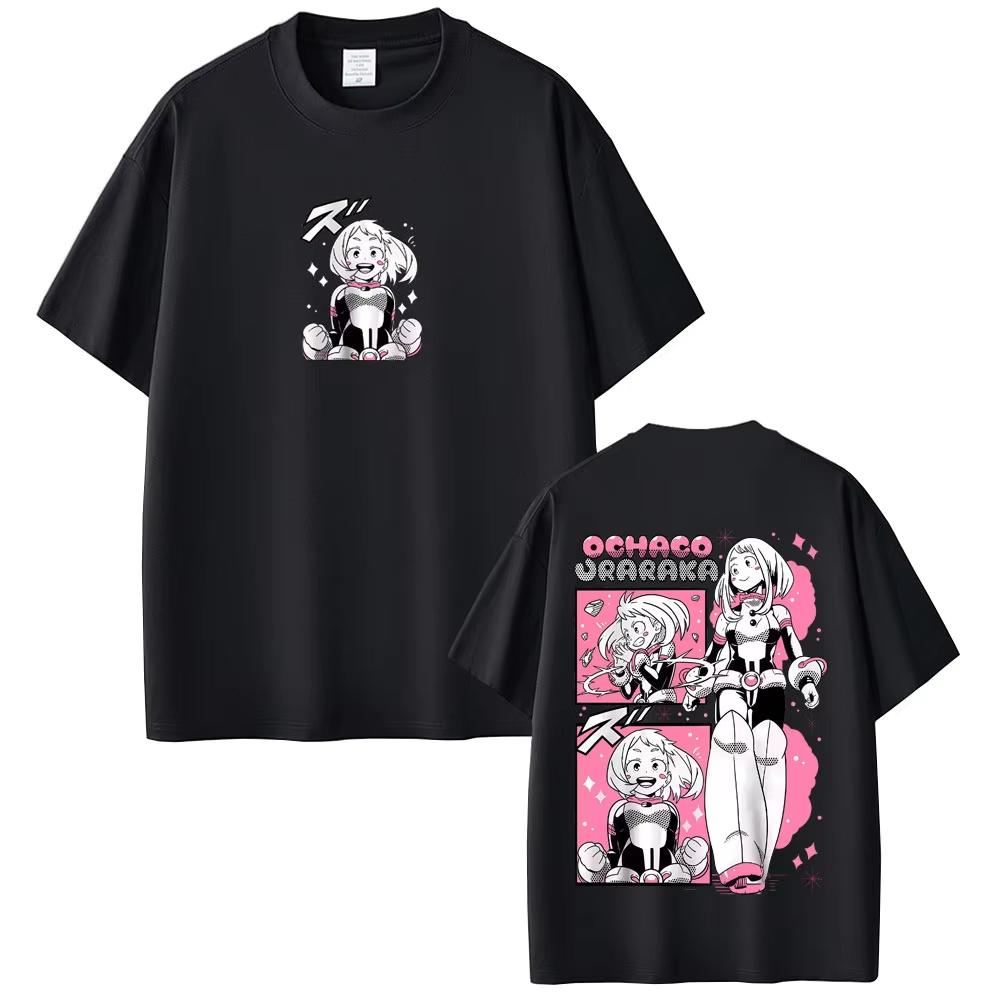Anime My Hero Academia Print TShirt Cartoon Ochaco Uraraka Graphic T Shirts Unisex Women Clothing Cute Kawaii pure cotton Tshirts M
Anime My Hero Academia Print TShirt Cartoon Ochaco Uraraka Graphic T Shirts Unisex Women Clothing Cute Kawaii pure cotton Tshirts M