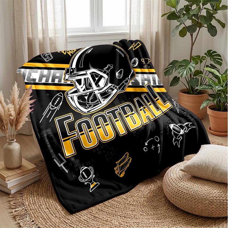 American Football Player on Green Flag blanket Personalized Name Flannel Blanket Soft Cozy Plush Throw for Sofa Bed Lightweight Home Decor 75x90cm
American Football Player on Green Flag blanket Personalized Name Flannel Blanket Soft Cozy Plush Throw for Sofa Bed Lightweight Home Decor 75x90cm