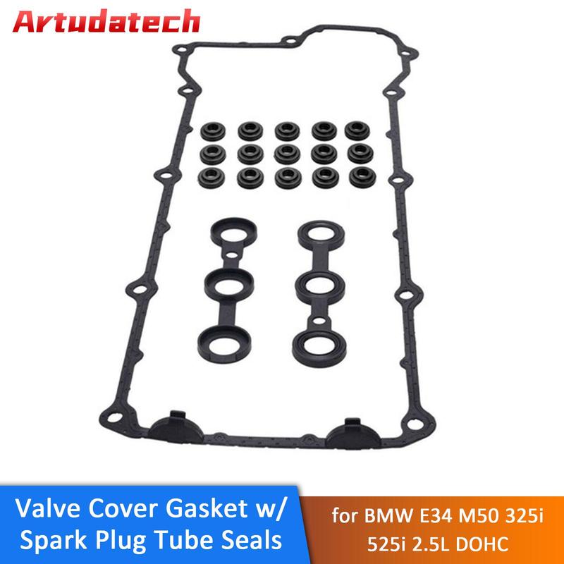 Artudatech Valve Cover Gasket w/ Spark Plug Tube Seals for BMW E34 M50 325i 525i 2.5L DOHC Car Accessories
Artudatech Valve Cover Gasket w/ Spark Plug Tube Seals for BMW E34 M50 325i 525i 2.5L DOHC Car Accessories