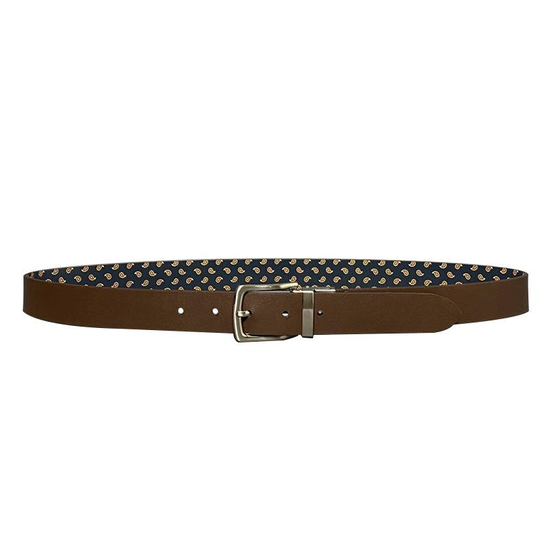 The Same Double-Sided British Plant-Printed Leather Belt For Men And Women, And A Rotating Belt For Both Sides Of Literature And Art 100cm темно-коричневого
The Same Double-Sided British Plant-Printed Leather Belt For Men And Women, And A Rotating Belt For Both Sides Of Literature And Art 100cm темно-коричневого