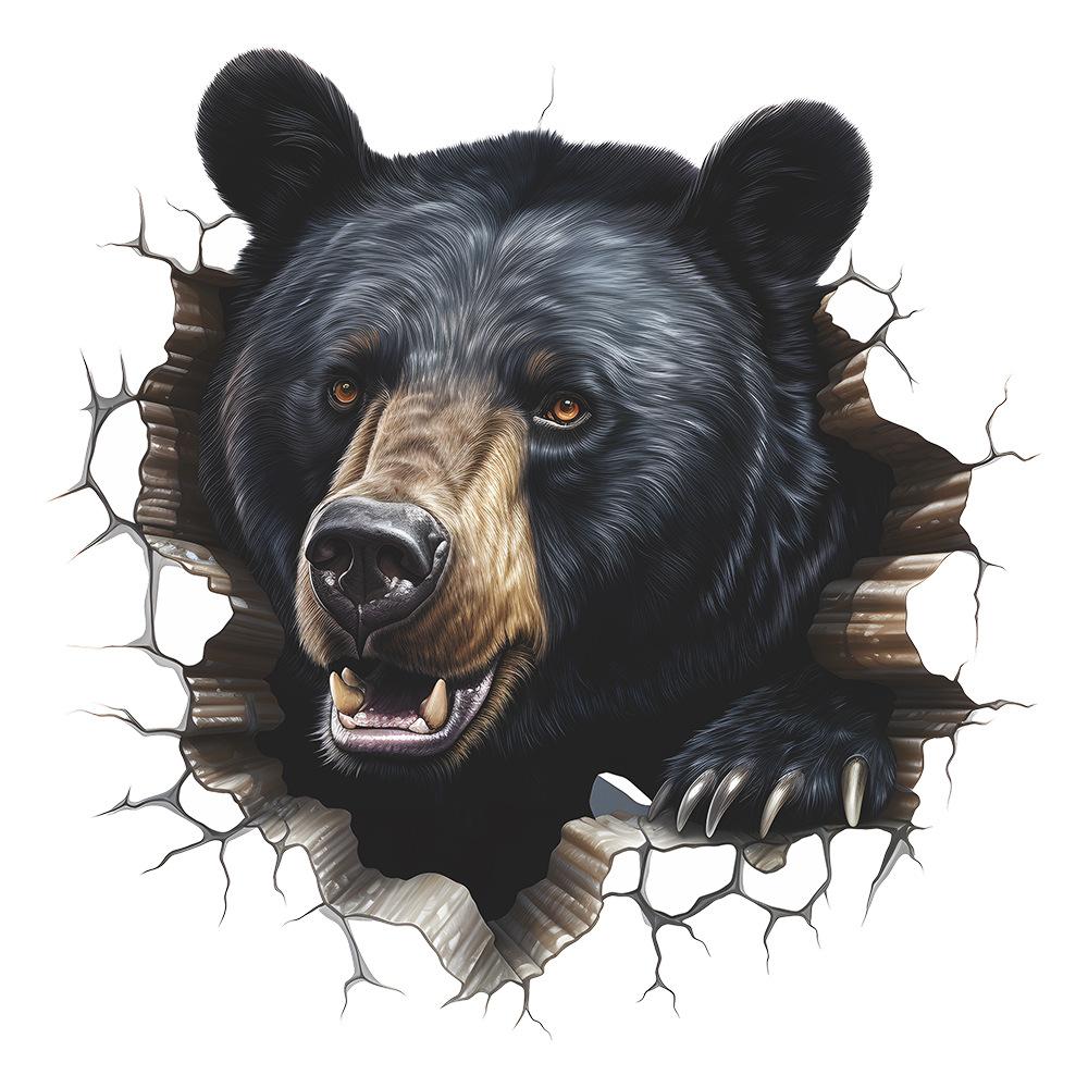 Peek-a-Boo 3D Black Bear Kids Room Background Wall Sticker Self-Adhesive Removable Decal 29x29CM різнокольоровий
Peek-a-Boo 3D Black Bear Kids Room Background Wall Sticker Self-Adhesive Removable Decal 29x29CM різнокольоровий