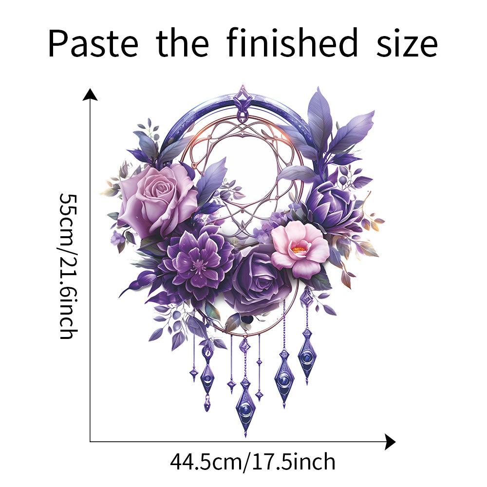 Креативные фиолетовые цветочные настенные наклейки-ловцы снов, декоративные наклейки для спальни, гостиной, входа, домашнего декора 40x60CM фиолетовый
Креативные фиолетовые цветочные настенные наклейки-ловцы снов, декоративные наклейки для спальни, гостиной, входа, домашнего декора 40x60CM фиолетовый