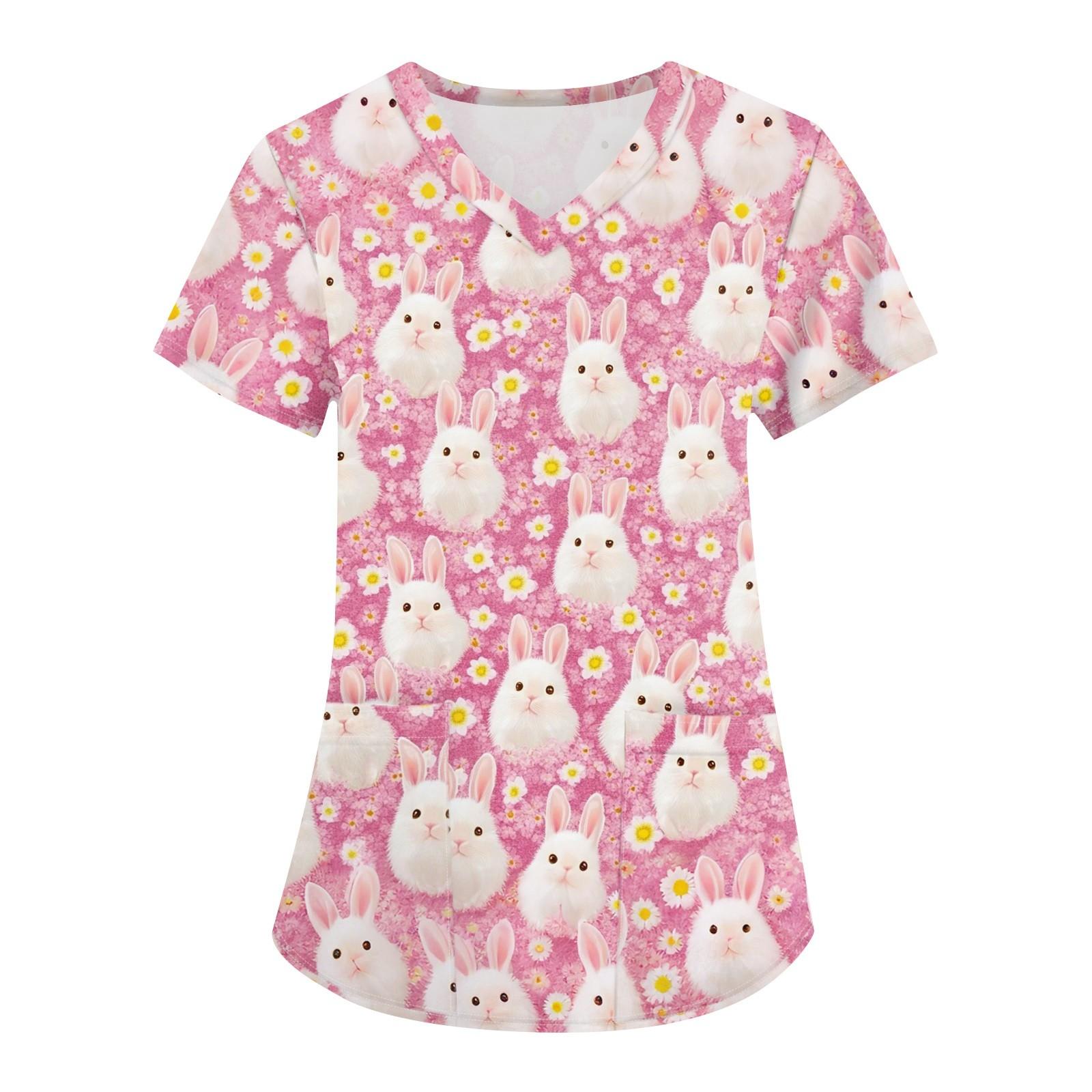 Женская мода с v-образным вырезом, короткими рукавами и карманами, топы с принтом XXXXL розовый
Женская мода с v-образным вырезом, короткими рукавами и карманами, топы с принтом XXXXL розовый