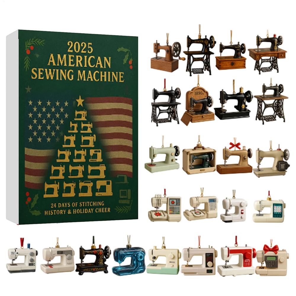 2025 Sewing Machine Christmas Ornament 24 Days Advent Calendar 2D Acrylic Pendant Christmas Tree Decoration Textile Artist Gift other
2025 Sewing Machine Christmas Ornament 24 Days Advent Calendar 2D Acrylic Pendant Christmas Tree Decoration Textile Artist Gift other