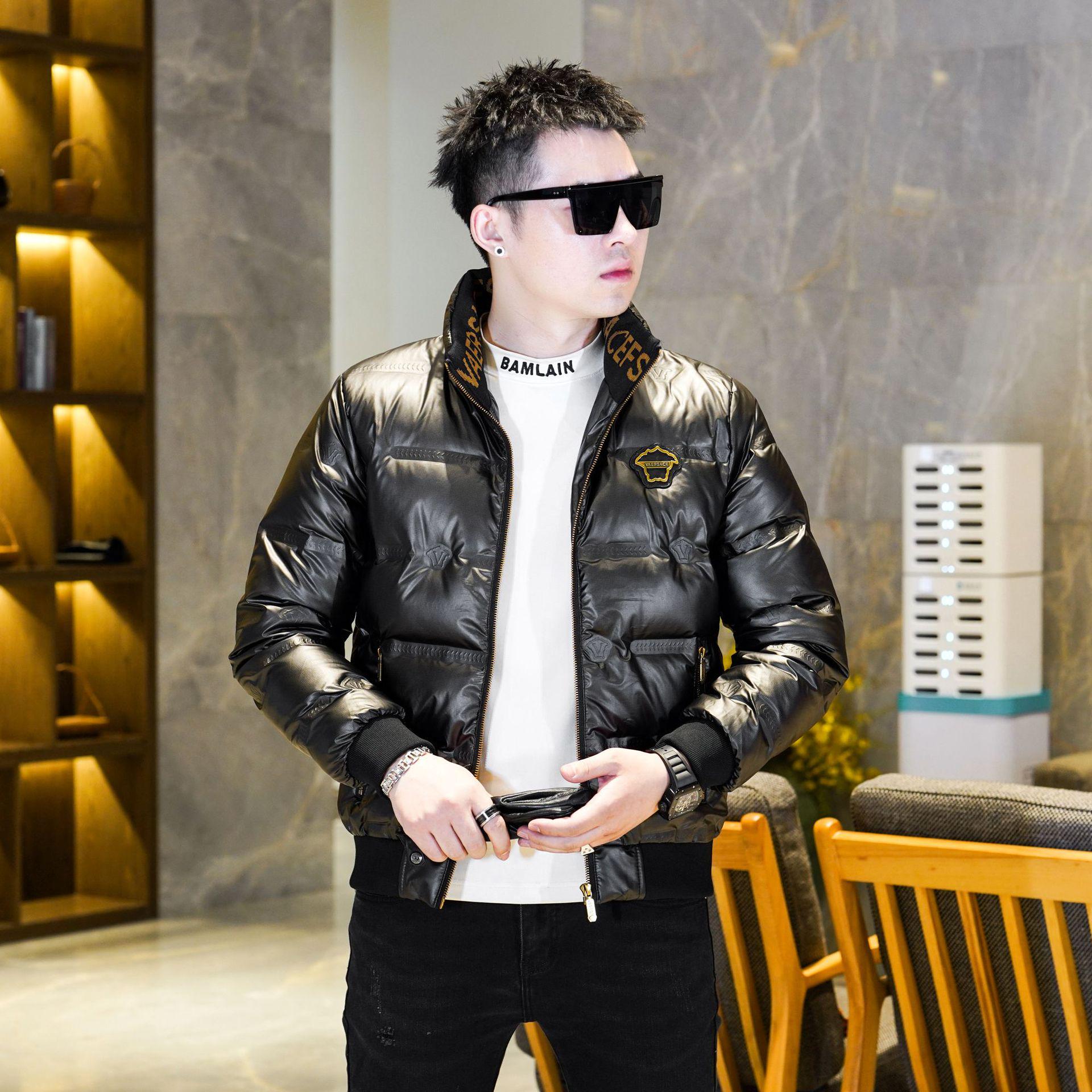 European Winter Men s Shiny Stand Collar Down Jacket - Slim Fit, Thick, Warm Outerwear, Youth Plus Size M чорний
European Winter Men s Shiny Stand Collar Down Jacket - Slim Fit, Thick, Warm Outerwear, Youth Plus Size M чорний