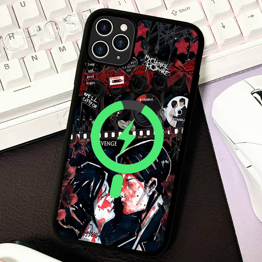 Rock Band M-My C-Chemical R-Romance For Magsafe Phone Case For IPhone 16 15 11 12 13 14 17 Pro Max Plus Magnetic Wireless Charge iPhone 14 plus
Rock Band M-My C-Chemical R-Romance For Magsafe Phone Case For IPhone 16 15 11 12 13 14 17 Pro Max Plus Magnetic Wireless Charge iPhone 14 plus