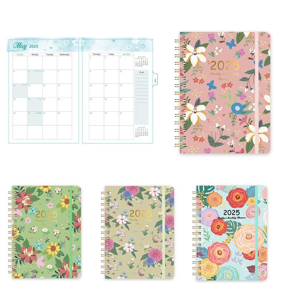 Planner Organizer A5 Schedules Calendar Notepad Loose-leaf Coil Flowers Diary Notebook Agenda
Planner Organizer A5 Schedules Calendar Notepad Loose-leaf Coil Flowers Diary Notebook Agenda