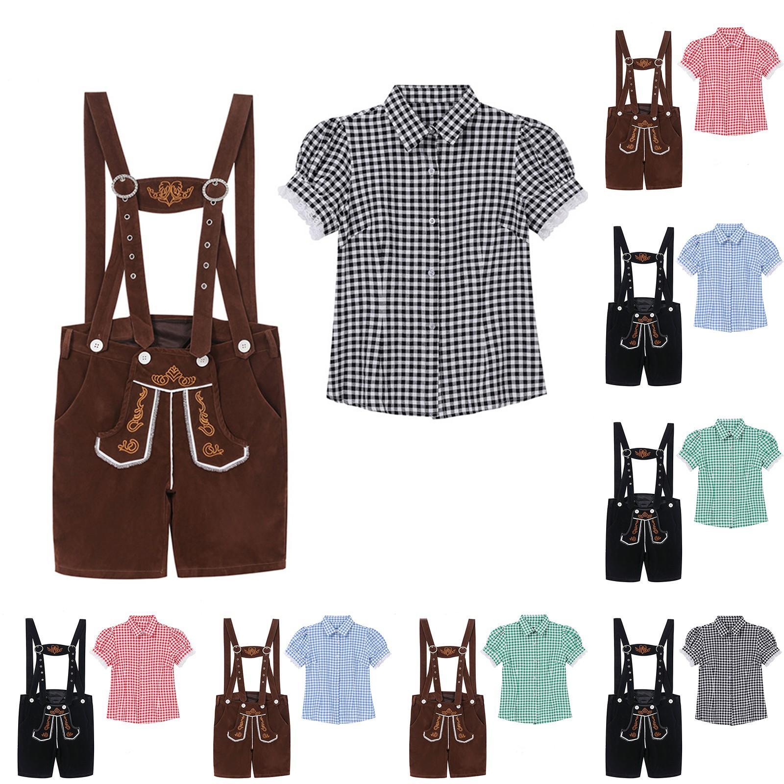 Beer Festival Costume Bavarian Women s Performance Costume Plaid Printed Overalls Set M
Beer Festival Costume Bavarian Women s Performance Costume Plaid Printed Overalls Set M