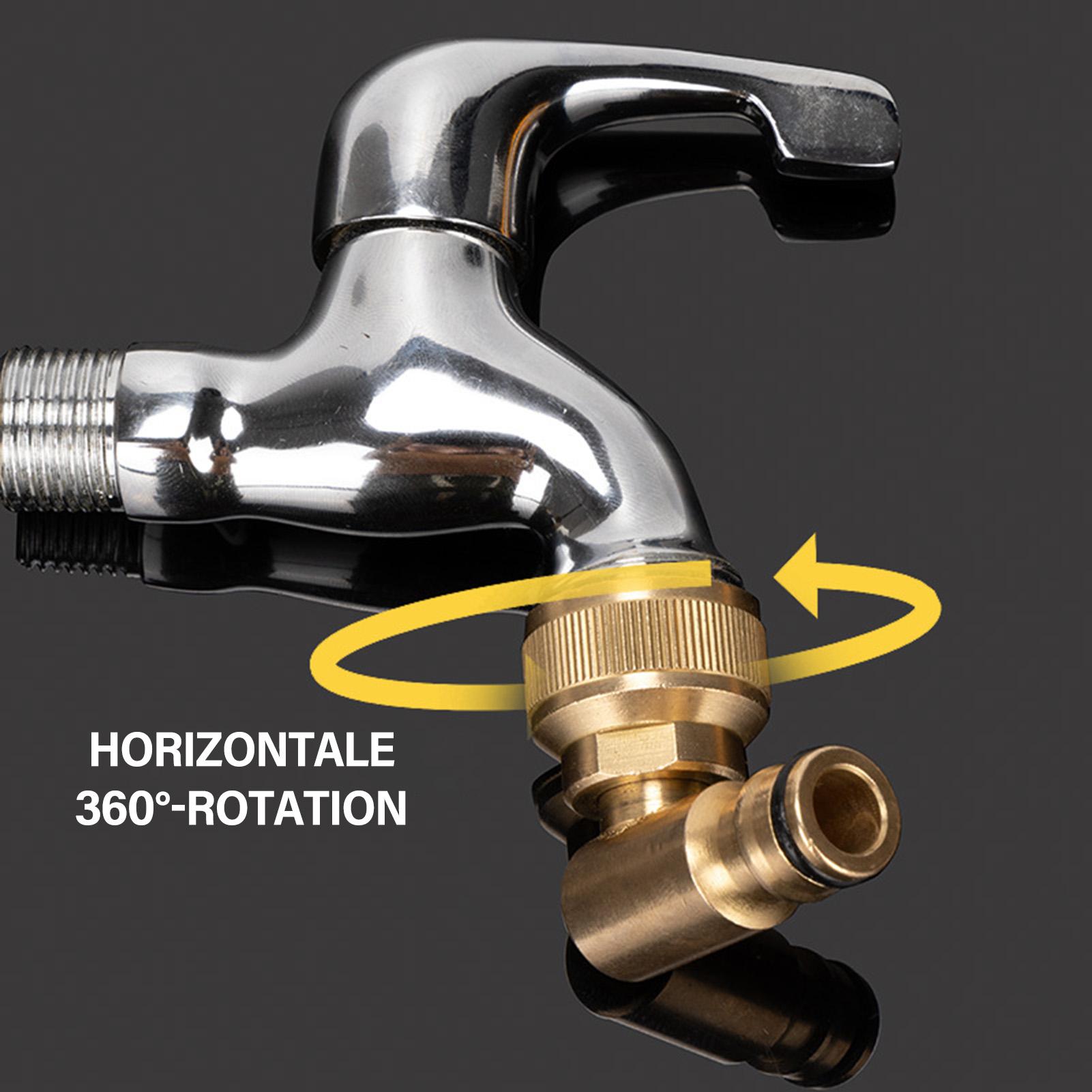 Hose Tap Quick Connect Fittings 90 Degree Hose Pipe Connector for Water Gas Oil and Fuel Hoses A
Hose Tap Quick Connect Fittings 90 Degree Hose Pipe Connector for Water Gas Oil and Fuel Hoses A