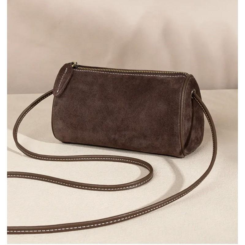 2026 New Style Retro Suede Cylinder Bag Matte Single Shoulder Diagonal Span Women s Small Round Mobile Phone коричневый
2026 New Style Retro Suede Cylinder Bag Matte Single Shoulder Diagonal Span Women s Small Round Mobile Phone коричневый